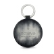 Leather key ring - Gris Patine