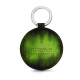 Leather key ring - Vert Patine
