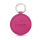 Leather key ring - Rose BB ( Pantone #DB599F )
