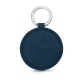 Leather key ring - Blu mediterran ( Pantone #0E3043 )