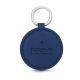 Leather key ring - Bleu frisson ( Pantone #29588c ) 