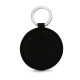 Leather key ring - Noir Veggie ( Noir / Black) 