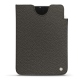 Apple iPad mini 6 leather pouch - Anthracite ( Pantone 424C ) 