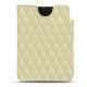 Lederschutzhülle Apple iPad mini 6 - Beige - Couture ( Nappa - Pantone 7502C ) 