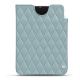 Capa em pele Apple iPad mini 6 - Bleu ciel - Couture ( Nappa - Pantone 277C ) 