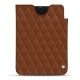 Funda de piel Apple iPad mini 6 - Marron - Couture ( Nappa - Pantone 1615C ) 