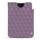 Apple iPad mini 6 leather pouch - Lilas - Couture ( Nappa - Pantone 2645U ) 