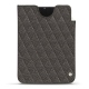 Custodia in pelle Apple iPad mini 6 - Anthracite - Couture ( Pantone 424C ) 