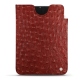 Capa em pele Apple iPad mini 6 - Autruche ciliegia