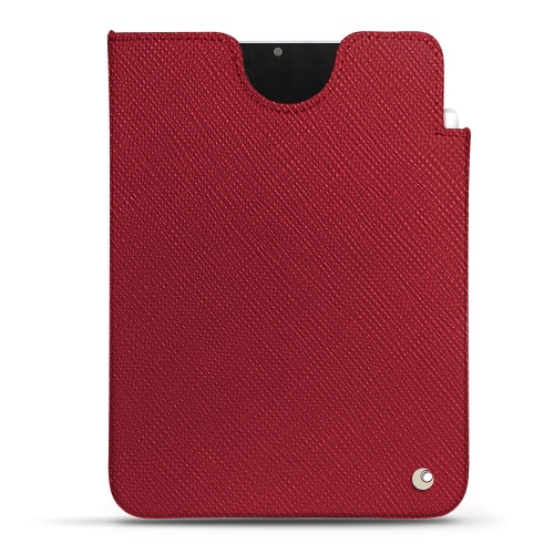 Leather pouches for Apple iPad mini 6 / mini 7Rouge passion ( Pantone #a6192e ) 