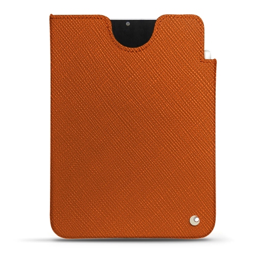 Leather pouches for Apple iPad mini 6Orange vibrant ( Pantone #e36b39 ) 