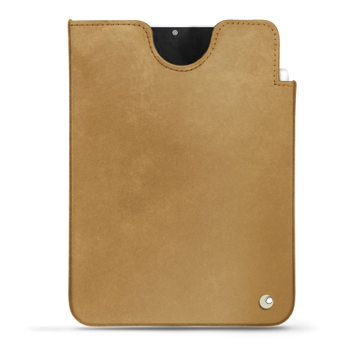 Leather pouches for Apple iPad mini 6 / mini 7Sable vintage ( Pantone #9b7340 ) 