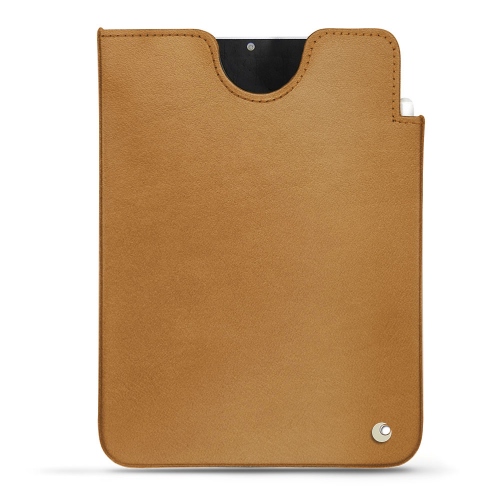  Apple iPad mini 6 용 가죽 슬리브Castan esparciate ( Pantone #824F2A )