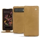 Housse cuir Google Pixel 6 - Sable vintage ( Roughtcut - Gaucho#57254 ) 