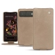 Housse cuir Google Pixel 6 - Taupe vintage ( Pantone 7530C ) 