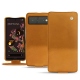 Google Pixel 6 leather case - Or Maïa ( Pantone 871C ) 