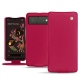 Capa em pele Google Pixel 6 - Rose fluo