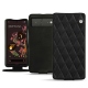 Custodia in pelle Google Pixel 6 - Negre poudro - Couture