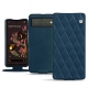 Housse cuir Google Pixel 6 - Blu mediterran - Couture