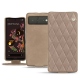 Housse cuir Google Pixel 6 - Taupe vintage - Couture