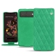 가죽 커버 Google Pixel 6 - Menthe vintage - Couture