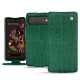 Google Pixel 6 leather case - Crocodile pino