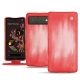Google Pixel 6 leather case - Rose Patine