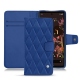 Capa em pele Google Pixel 6 - Bleu océan - Couture ( Nappa - Pantone 293C ) 