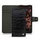 Funda de piel Google Pixel 6 - Crocodile nero