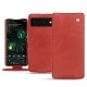 Capa em pele Google Pixel 6 Pro - Cerise vintage ( Pantone 185C ) 