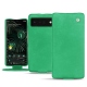 Housse cuir Google Pixel 6 Pro - Menthe vintage ( Pantone 562C ) 