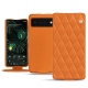 Funda de piel Google Pixel 6 Pro - Orange - Couture ( Nappa - Pantone 1495U ) 