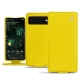 Housse cuir Google Pixel 6 Pro - Jaune fluo