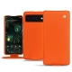가죽 커버 Google Pixel 6 Pro - Orange fluo