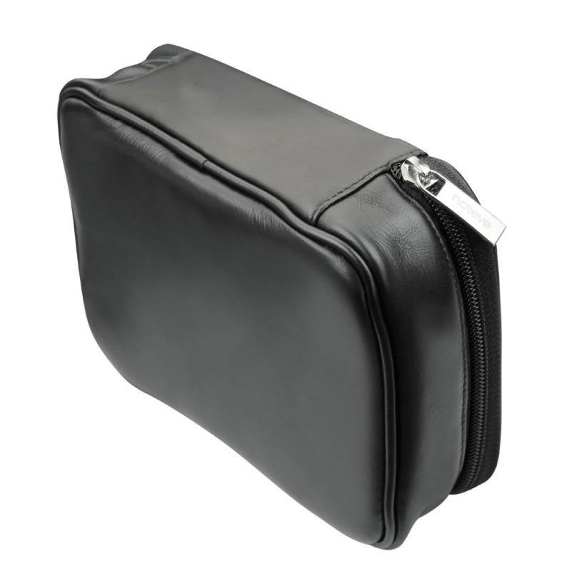 Portable hard drive leather case