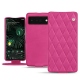 Capa em pele Google Pixel 6 Pro - Rose BB - Couture