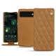 Housse cuir Google Pixel 6 Pro - Castan esparciate - Couture