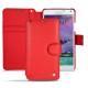 Custodia in pelle Samsung SM-N910 Galaxy Note 4  - Tomate ( Pantone 187C ) 
