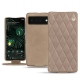 Custodia in pelle Google Pixel 6 Pro - Taupe vintage - Couture