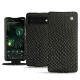 Google Pixel 6 Pro leather case - Serpent nero
