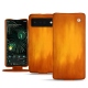 Housse cuir Google Pixel 6 Pro - Orange Patine