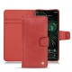 Google Pixel 6 Pro leather case - Cerise vintage ( Pantone 185C ) 