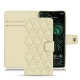 Google Pixel 6 Pro leather case - Ivoire - Couture ( Sleek P C12 - White ) 