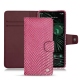 Google Pixel 6 Pro leather case - Serpent ciclamino
