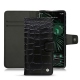 Funda de piel Google Pixel 6 Pro - Crocodile nero