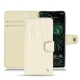 Housse cuir Google Pixel 6 Pro - Crocodile milk