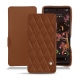 Google Pixel 6 leather case - Marron - Couture ( Nappa - Pantone 1615C ) 