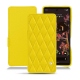 Google Pixel 6 leather case - Jaune fluo - Couture