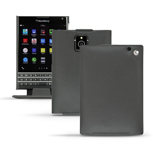 Housse cuir BlackBerry Passport