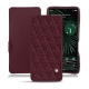 Capa em pele Google Pixel 6 Pro - Lie de vin - Couture ( Pantone 5115C ) 